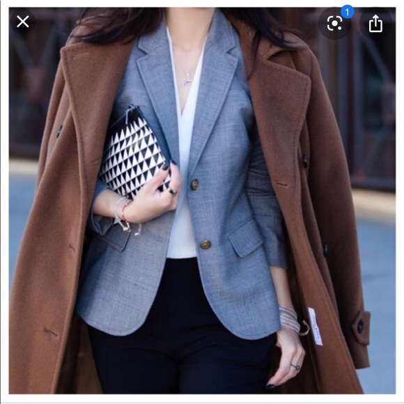 J. Crew Jackets & Blazers - J. Crew Blue Schoolboy Linen Blazer!